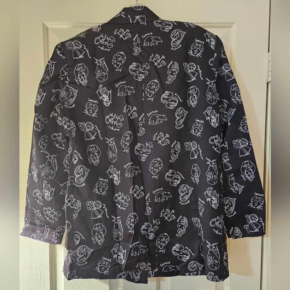Lala OriginalMake Me Wanna Lala Boyfriend Blazer in Zodiac Love Size Small - Picture 4 of 6